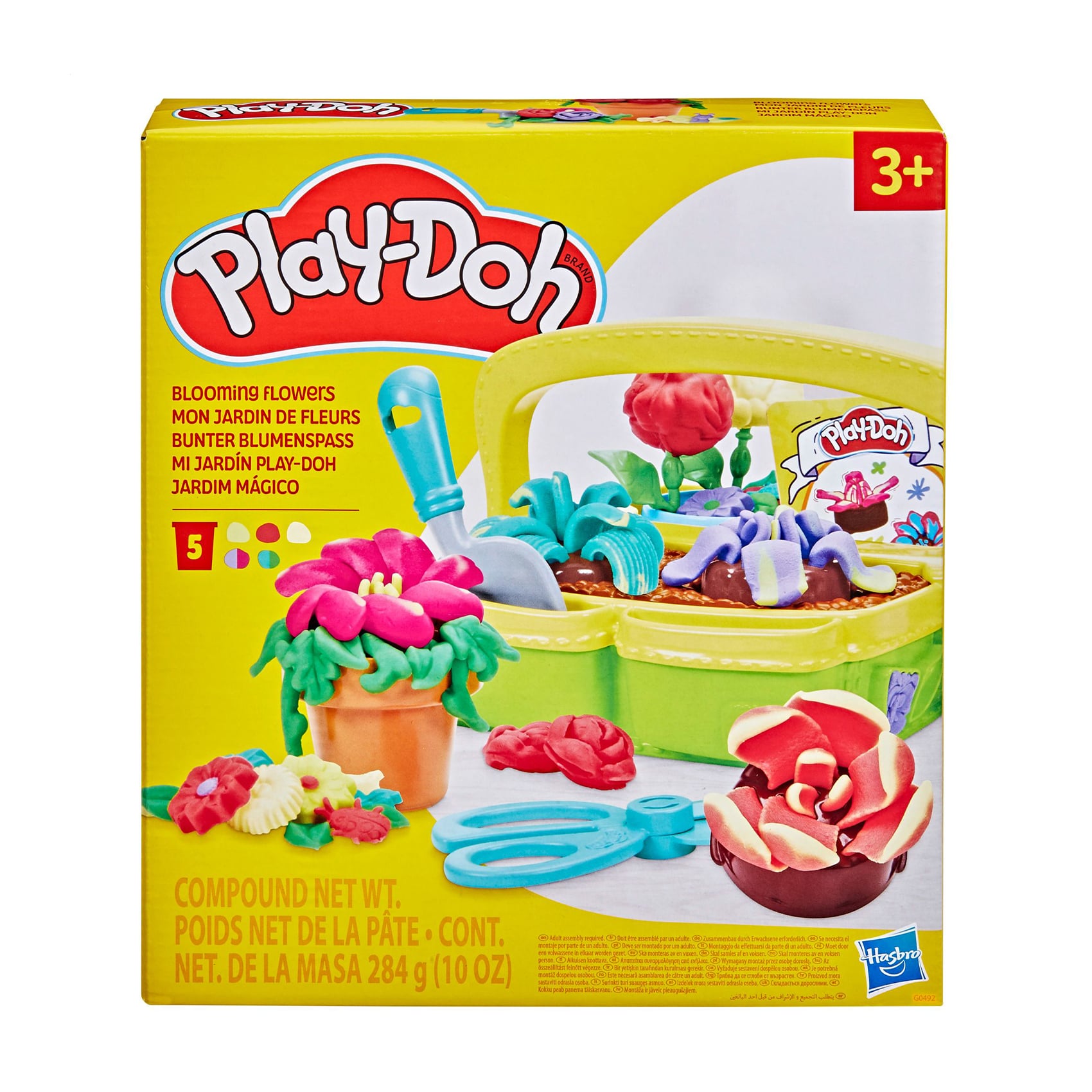 Набір для ліплення Play-Doh Blooming Flowers від 3 років, 22 деталі (G0492)